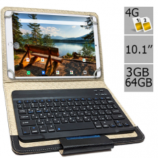 Планшет-телефон Hoozo MT Pad 364 LTE 3/64 Red + Чехол с Bluetooth клавиатурой