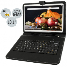 Планшет - телефон Hoozo S 364 LTE Silver 3GB/64GB  IPS 10.1''  + Чехол-клавиатура