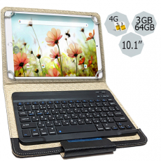Планшет-телефон Adronix MT Pad 364 LTE 3/64 Red + Чехол с Bluetooth клавиатурой!