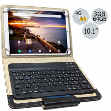 Планшет-телефон Adronix MT Pad 364 LTE 3/64 Gold + Чехол с Bluetooth клавиатурой!