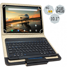 Планшет-телефон Adronix MT Pad 364 LTE 3/64 Black + Чехол с Bluetooth клавиатурой!