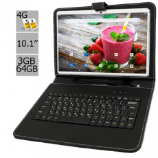 Планшет - телефон Adronix S 364 LTE Silver IPS 10.1''  3GB/64GB  + Чехол-клавиатура
