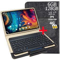 Планшет-телефон Hoozo Neo Tаb 10 LTE  6GB/128GB DUAL SIM 10.1" IPS FULL HD 1920x1200 Dark blue + Чехол с Bluetooth клавиатурой!