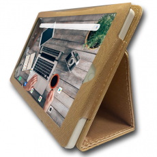 Обложка-подставка Adronix  универсальная для планшетов Adronix NexVi 8 LTE с диагональю 8" Gold