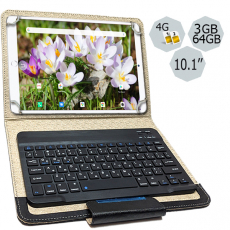 Планшет-телефон Adronix MT Pad 364 LTE 3/64 Silver + Чехол с Bluetooth клавиатурой!